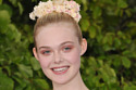 We love Elle Fanning's floral crown