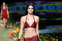 Kendall Jenner walked in the Tommy Hilfiger runway show for SS15
