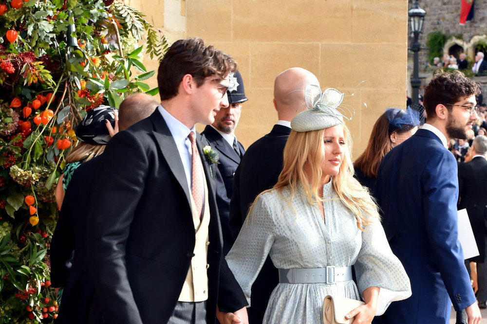 Caspar and Ellie at Princess Eugenie's wedding