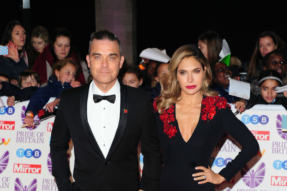 Robbie's wife Ayda told him fighting talk was to stop
