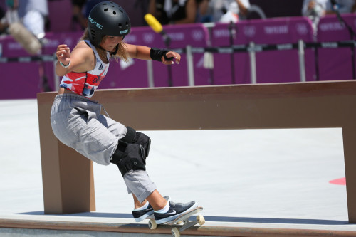 Skateboarder Sky Brown Becomes Britain's Youngest Ever Olympic Medallist