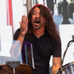 Dave Grohl performed with The Breeders at a festival in Texas