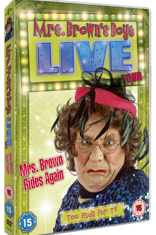 Win Mrs Browns Boys Live Tour Mrs Brown Rides Again Dvd 0515