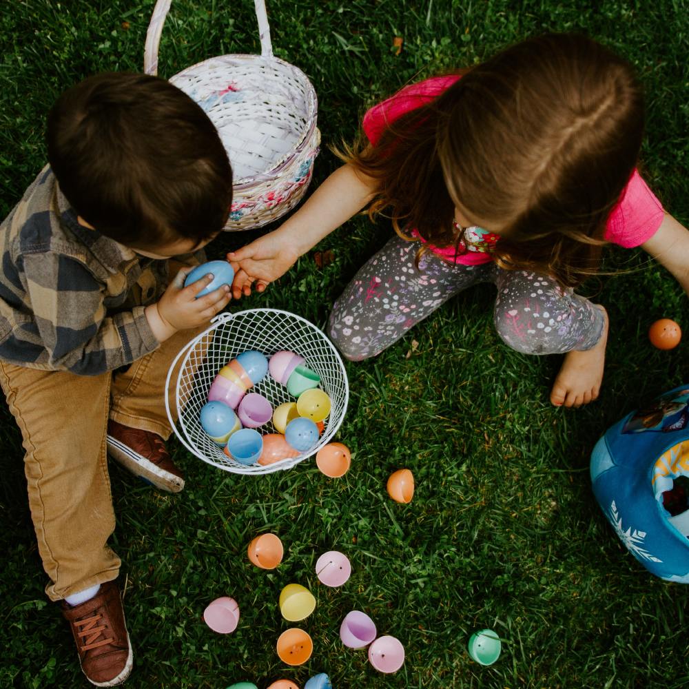 What's Easter without an egg hunt? Photo credit: Unsplash