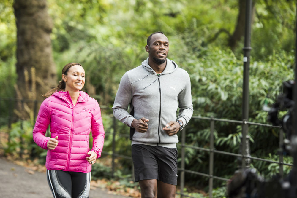 Dame Jessica Ennis-Hill and Usain Bolt are country captains for the UK and Jamaica respectively