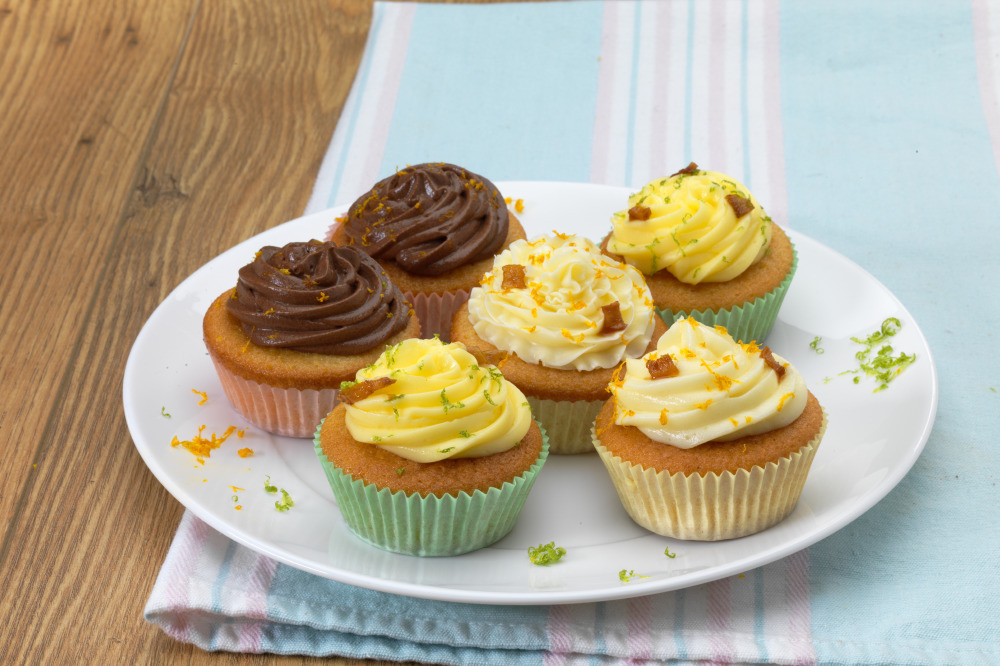 Vegan Orange and Ginger Cupcakes