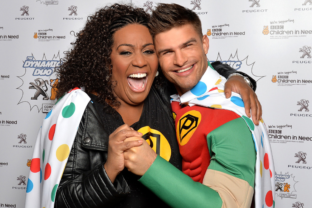 Alison Hammond and Aljaz Skorjanec