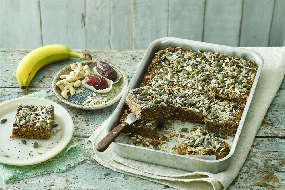 Banana and Date Seed Bars