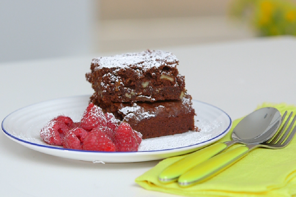 Phil Vickery's Gluten Free Corn Flake, Sweet Potato & Pecan Brownies