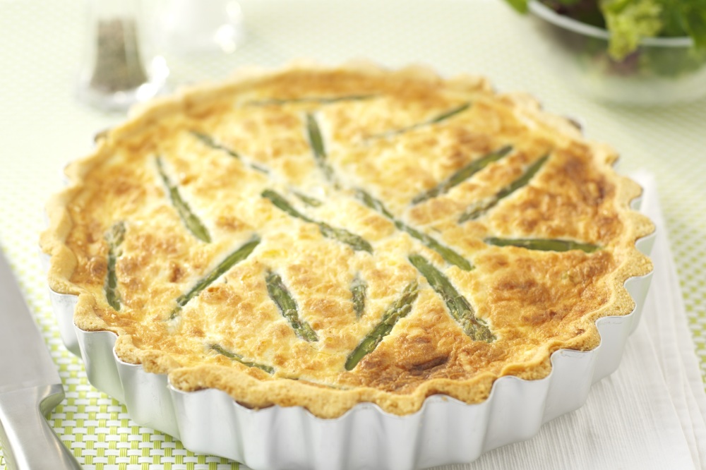 Leek & Asparagus Quiche