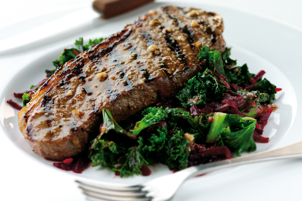 Seared Beef with Kale & Beetroot