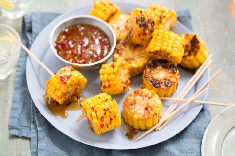 Sticky Chilli Sweetcorn Pops