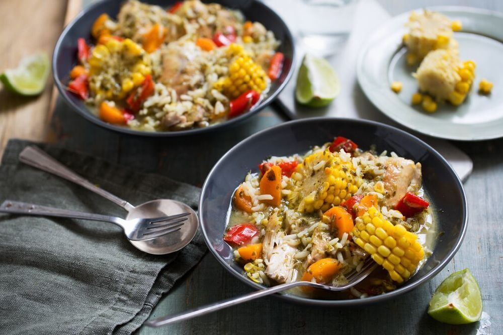 Peruvian Chicken And Sweetcorn Stew