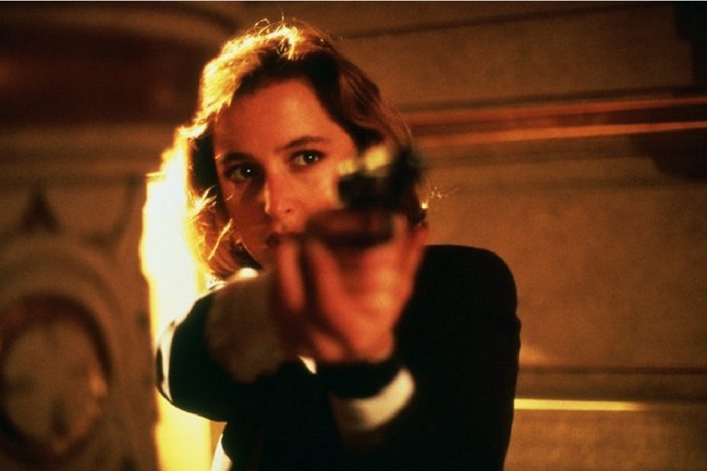 Gillian Anderson in an original X-Files episode