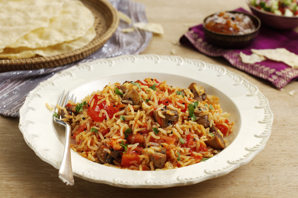 Tomato & Mushroom Wholegrain Rice