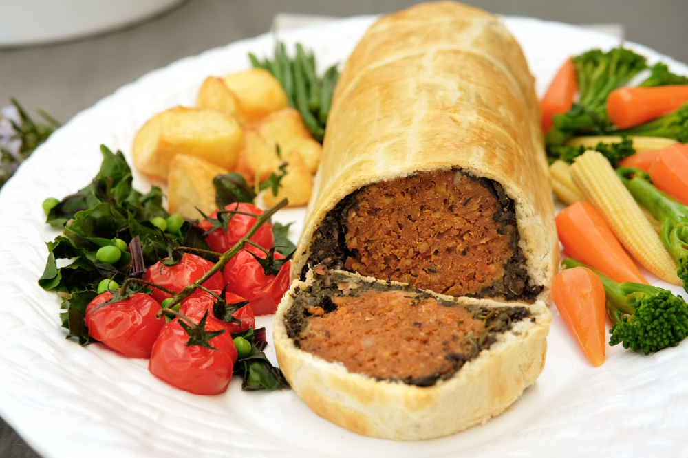 Chestnut and Butter Bean Wellington