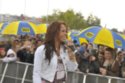 Best Buy: Singing in the rain – US star Alexis Jordan goes down a storm  at Best Buy in Rotherham