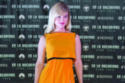 Alice Eve looks beautiful in the bright colour