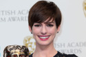 Anne Hathway looked beautiful at the Baftas