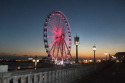 The Brighton Wheel was illuminated pink last night