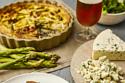 Castello Blue Cheese And Asparagus Tart On Spelt Crust