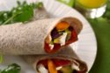 Goats’ Cheese And Roast Vegetable Wrap