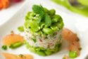 Crabmeat and Broad Bean Salad with Pink Grapefruit and Mint