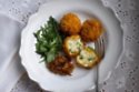 Crispy Shallot and Basil Fritters