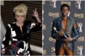 Dame Barbara Windsor and Chadwick Boseman