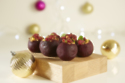 Quinoa and Beetroot Stuffed Beetroot Baubles