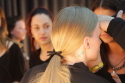 A simple ponytail will look beautiful for the party season