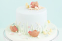 'Happy Hens' Raspberry and Vanilla cake with Swiss Meringue Buttercream