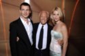 Hugh Dancy, Giorgio Armani  and Claire Danes