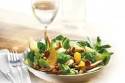 Apple Salad with fresh Chanterelles