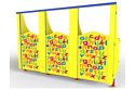 ABC Pattern kid's toilet cubicle