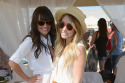 Lea Michele and Lauren Conrad at Coachella 