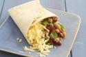 Enjoy a Mexican bean wrap