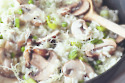 Mushroom and Leek Risotto