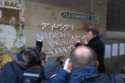 Ian Rankin at the launch on Fleshmarket Close