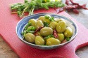 Spanish olives marinated in oregano and chilies