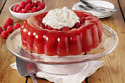 Raspberry Jelly With Vanilla Crème Chantilly