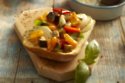 Roast Vegetables on Bruschetta