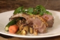 Roast Rack of Lamb with Marmalade Mustard Crumb Topping