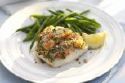 Roast Cod With A Prawn, Lemon And Chia Crust