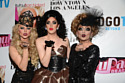 Courtney Act, Adore Delano and Bianca Del Rio / Credit: Wireimage