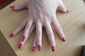 How to do: Striped pink and purple manicure