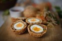 Thai red curry Scotch eggs