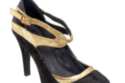 Black and Gold Platforms, Wallis, £45