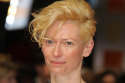 Tilda Swinton at last night's ceremony. BAFTA/REX Features