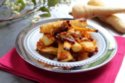 Roasted Parsnips with Cheese and Bacon